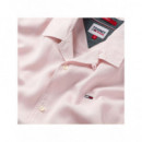Tjm Clsc Solid Camp Shirt Faint Pink  TOMMY JEANS