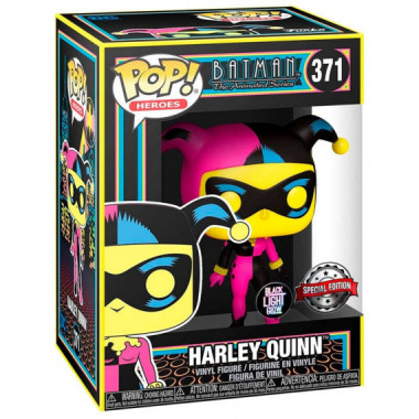 Funko POP Harley Quinn Black Light Exclusivo 371