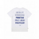 Camisetas Hombre Camiseta WEMOTO Blanc White