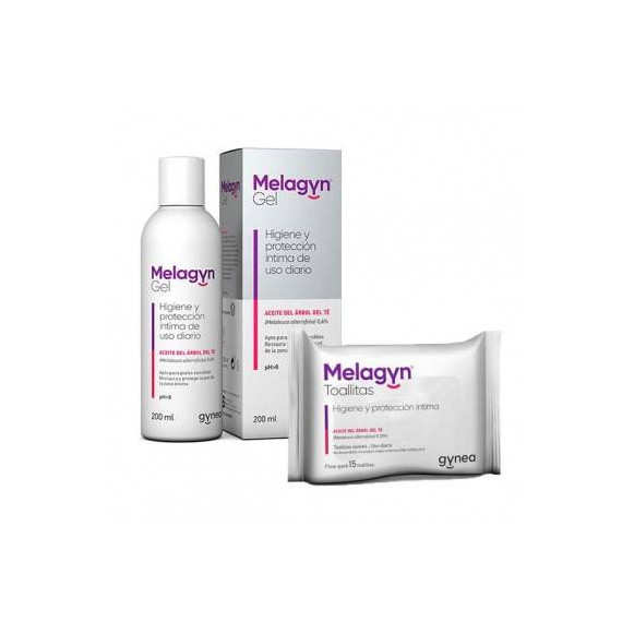 MELAGYN PROMO PACK GEL 200ML+TOALLITAS 15UN