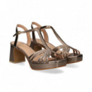 Sandalia Bebe Plataforma Bronce  VEXED SHOES COMPANY