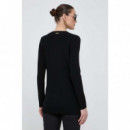 Long Ribbed Pkt Tab Cardi Black  MICHAEL KORS