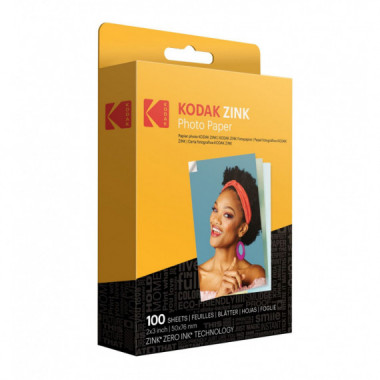KODAK Zinc Paper 2X3 Pack de 100