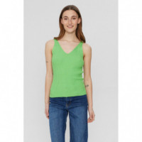 Camisetas Mujer Top NÜMPH Nucerys Summer Green