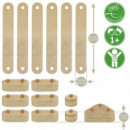 Set Circuito de Equilibrio de Madera  MONTESSORI 509CREW