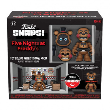 Playset con Figura Snap Freddy's Room  Five Nights at Freddy's