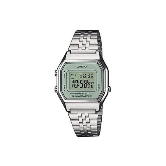 CASIO Coleccion LA680WEA-7EF Reloj Digital, Acero Inoxidable, Fecha, Alarmas, Resistente Al Agua