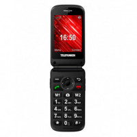 Telefóno Móvil TELEFUNKEN S430 2,8" Senior Phone Negro