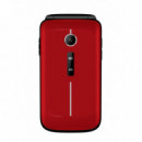 Telefóno Móvil TELEFUNKEN S430 2,8" Senior Phone Rojo