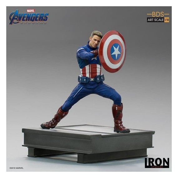 Figura Capitán América End Game  IRON STUDIOS