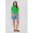 Pantalones Shorts NÜMPH Nubilly Light Blue