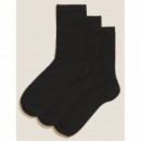 Pack 3 Calcetines Térmicos Lisos  MARKS AND SPENCER