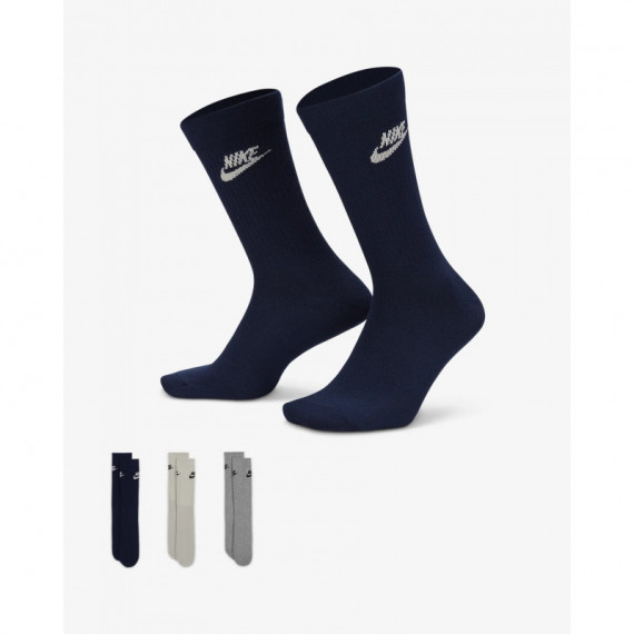 Calcetines Largos NIKE Dri Fit Tripack