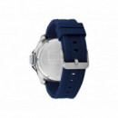 Reloj Plateado C/azul  TOMMY HILFIGER