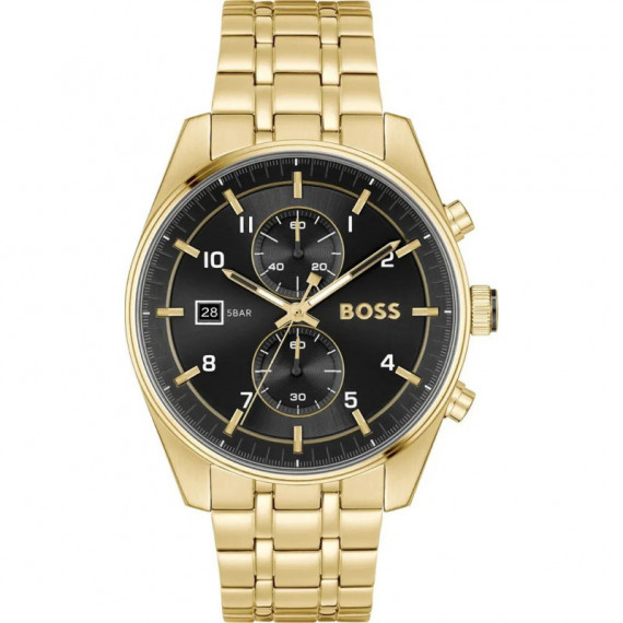 Reloj Dorado E/ Negra  BOSS