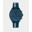 Reloj C/ Silicona Azul  BOSS