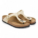 Calzado Gizeh BIRKENSTOCK Nubuc Ecru