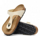 Calzado Gizeh BIRKENSTOCK Nubuc Ecru