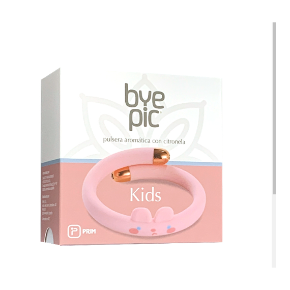 Byepic Pulsera Antimosquito Niño Conejo Rosa  PRIM