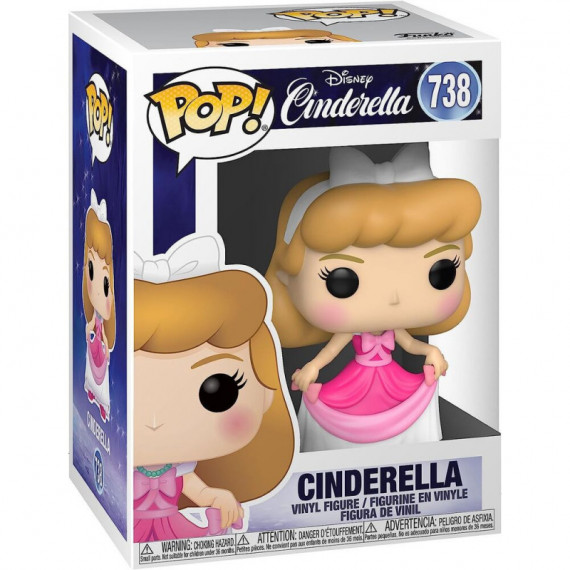 Figura Pop Disney Cenicienta In Pink Dress  FUNKO