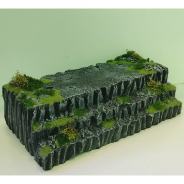 Diorama Roca con vegetación