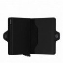 Twinwallet Matte Black  SECRID