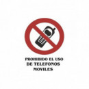 Cartel PVC 40X30 Prohibido Uso Teléfonos Móviles