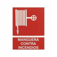 Cartel PVC 40X30 Manguera contra Incendio