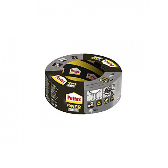 Cinta Tejido Power-tape Gris Plata 50MM