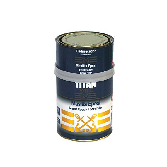 Masilla Titan Yate Marino Epoxi Gris 375 Ml