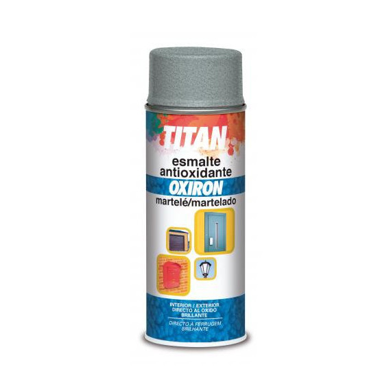 Pintura Titan Spray Oxiron Esmalte Metalico Martele 400 Ml