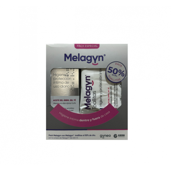 MELAGYN FLOWPACK GEL 200ML 50% TOALLITAS