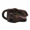 Taza 3D Cabeza de Dino Jurassic Park  HALF MOON BAY