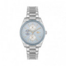 Reloj Orsay Plateado/celeste  LACOSTE