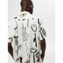 Camisas Camisa SELECTED Relax Rajesh Bright White