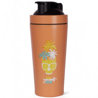 Shaker Metalico Inox Tropical Skull - QUAMTRAX - 740ML