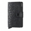 Miniwallet Hexagon Black  SECRID