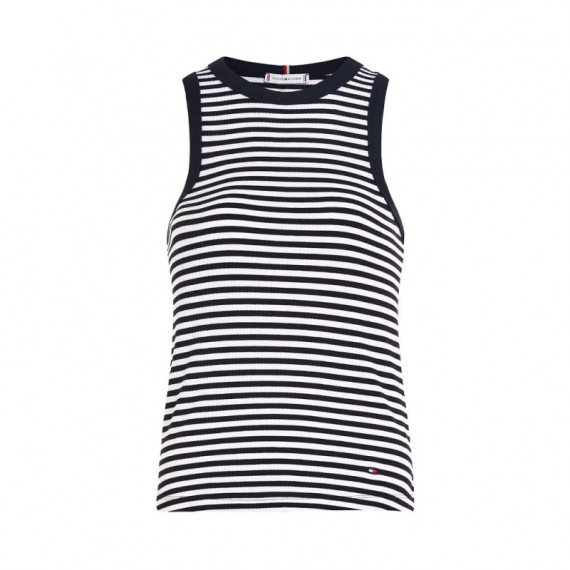 Camiseta Acanalada de Rayas sin Mangas  TOMMY HILFIGER