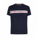 Camiseta con Logotipo Cn Ss  TOMMY HILFIGER