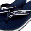 Sandalias de Cuña con Logo en la Tira  TOMMY HILFIGER