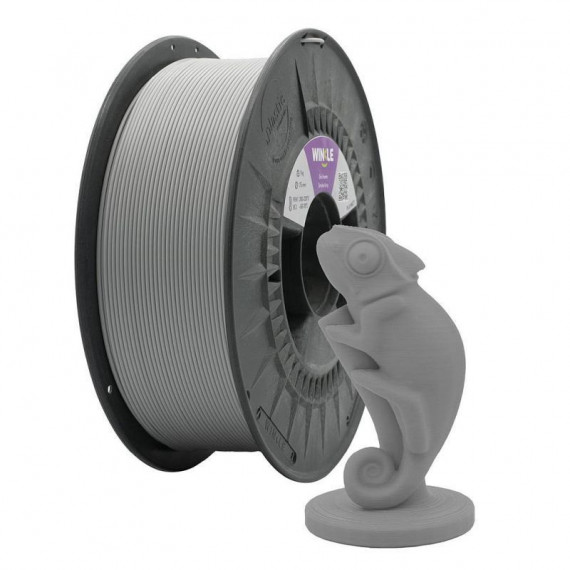 WINKLE Filamento Smoke Grey Pla-matt HD 1.75MM 1 Kg Gris Mate