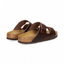 Pala 2 Hebillas Engrasado Marron  BIRKENSTOCK