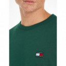 Camiseta TOMMY JEANS Badge Verde