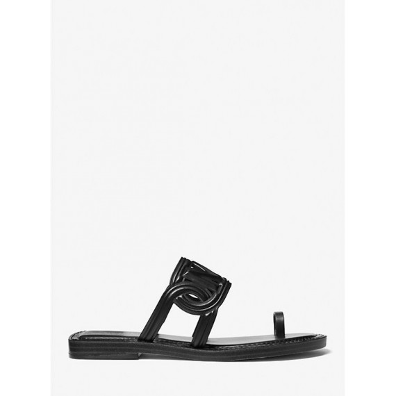 Alma Flat Sandal Black  MICHAEL KORS