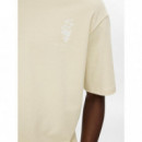 Camisetas Hombre Camiseta SELECTED Loose Corby Fog