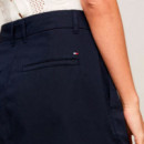 Minifalda Estilo Chino con Logo  TOMMY HILFIGER