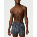 Pack de 5 Boxers de Tela Diseño  MARKS AND SPENCER