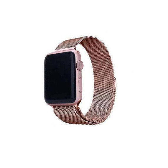 DEVIA Correa Elegant Apple Watch 38/40MM Oro Rosa Metalico Milanese