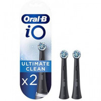 Oral B Pack 2 Repuestos Cepillo Ultimate Clean Negro Io CB-2  ORAL-B