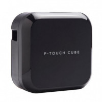 BROTHER Rotuladora Electrónica Profesional P-touch Cube Negra Portátil con Conexión Pc y BLUETOOTH
